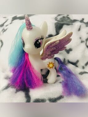 2016 My Little Pony G4 Princess Celestia Sparkling 6” Pony by Hasbro